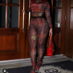 Marine serre top and leggings